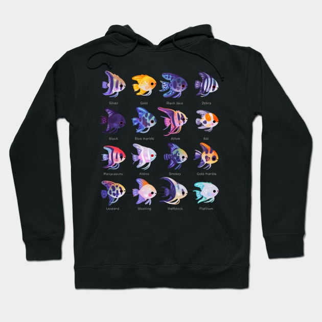 Angelfish! (Freshwater) Hoodie by pikaole